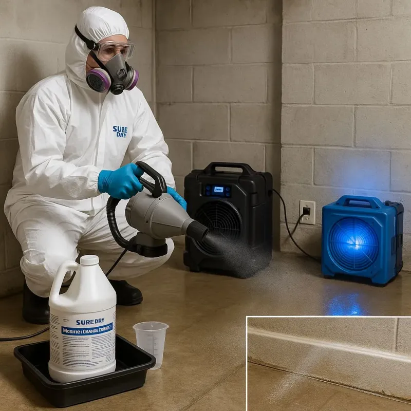 Sanitization and Odor Removal process in Troy, TX
