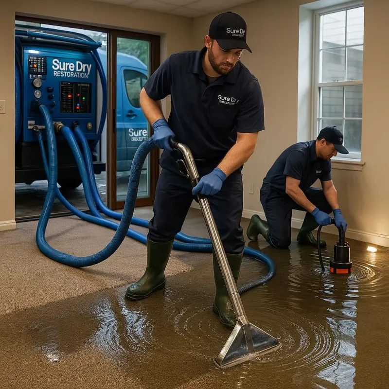 Water Extraction and Removal process in Troy, TX
